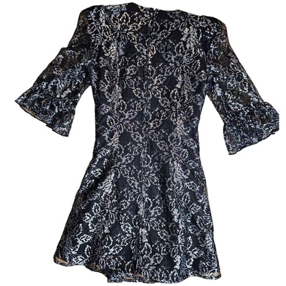 The Vampire’s Wife x H&M Black Silver Lace Dress - Picture 11 of 12